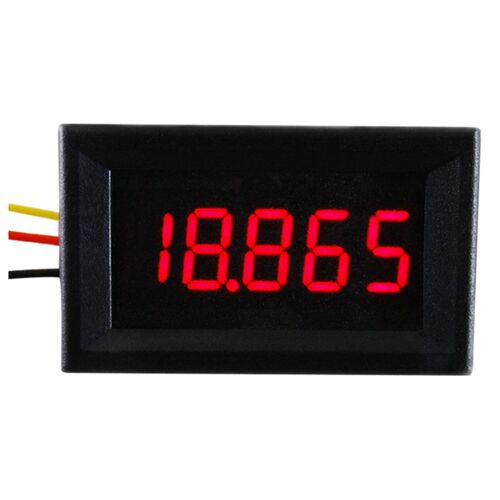 RD 0.36 inch DC0-33V 3 wires Voltmeter 5 Bit display RED