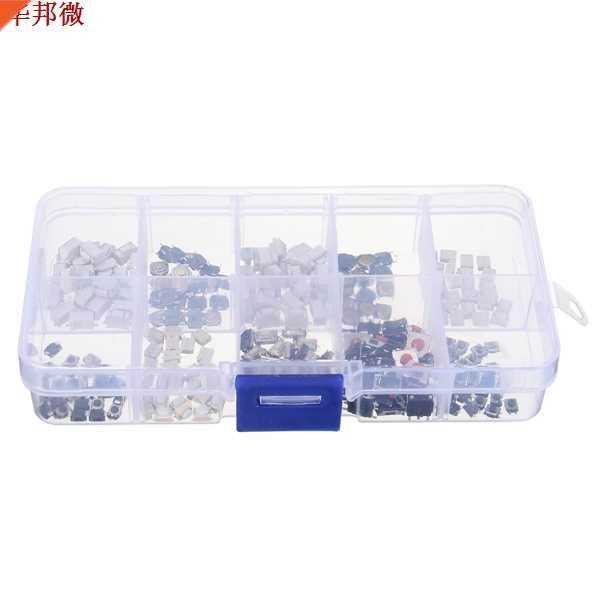 200Pcs 10 Types Tactile Push Button Switch Remote Key Butto