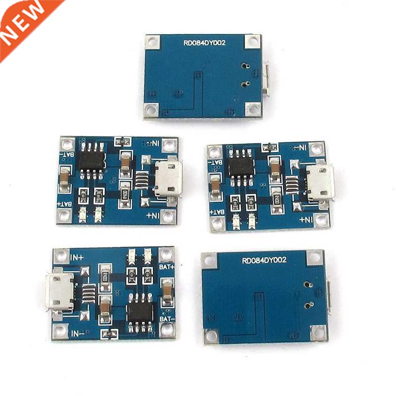5pcs Micro USB 5V 1A Lithium Charger Module TP4056 Charging