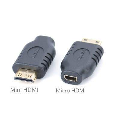 Micro HDMI D Female to Mini HDMI C Male Adapter for HDTV Sm