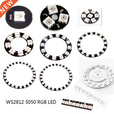 Round 1 3 7 8 12 16 24 Bts LEDs WS2812 5050 RGB LED Rng La