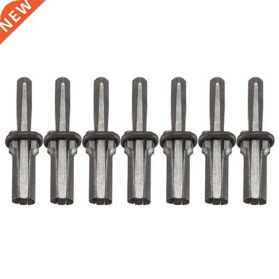 7 Set New Stone Splitter 9/16in Metal Plug Wedges and Feathe