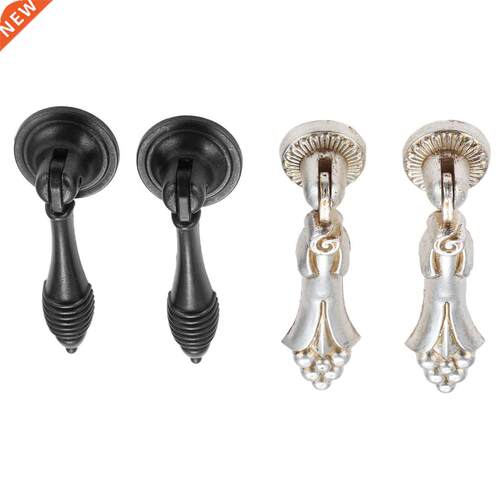 2Pcs Antique Cabinet Handles Furniture Drop Pull Handle Knob