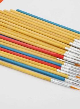 20pcs/Set Long Tail Nylonhair Hook Line Pen Painting Brush C