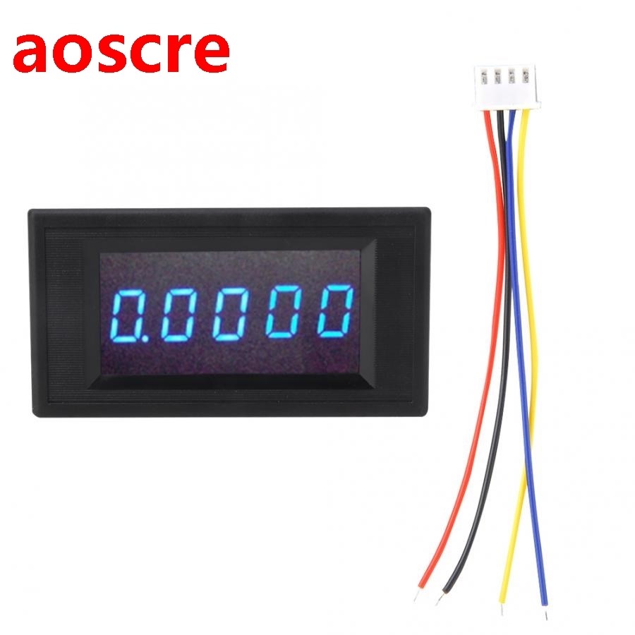 YB5145A DC5V DC100A LED Digital Display Panel Current Meter