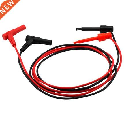 2x Security 4MM Banana Plug to Test Hook Wire Cable Set For