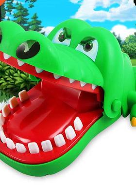 Hot Sell Creative Practical Jokes Mouth Tooth Alligator Hand