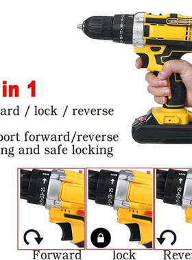 48V Cordless Drill Electric Impact Drill Electric Screwdrive