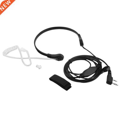 New Single Pin Throat Mic Covert Acoustic for Tube Earpiece