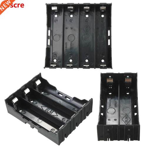 10x Battery Holder Box Case Black for 4x 13.7V 18650 Battery