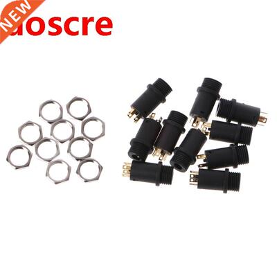 10 Pcs 3.5mm 4 Channel Female Headphone Stereo Jack Panel Mo