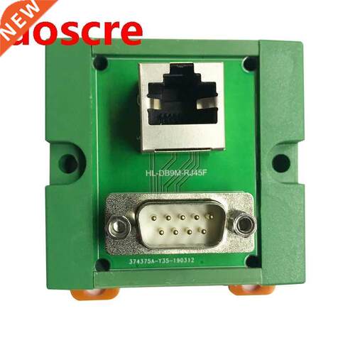 DB9 to RJ45 Connection Port RS232 to Net Port Adaptor Interf