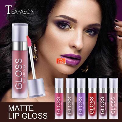 Liquid Lipstick Waterproof Shimmer Lip Gloss Tint Long Lasti