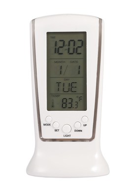 LED Digital Temperature Alarm Clock Table Clocks With Alarm