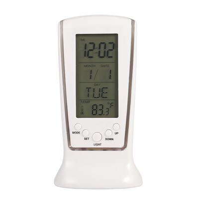 LED Digital Temperature Alarm Clock Table Clocks With Alarm