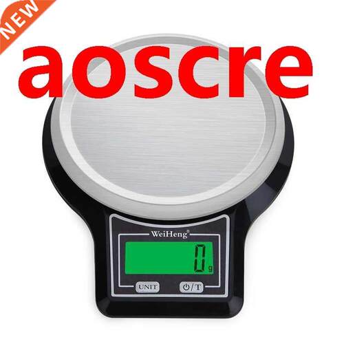5kg 0.1g Electronic Kitchen Scale Stainless Steel Platform 5