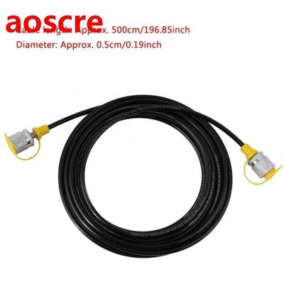 64MPa 5.0M/16.4FT M16 MPa Black Hydraulic Pressure Test Hose