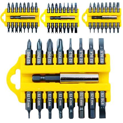 17pcs Security Tamper Proof Torx Hex Star Bit Set Holder Bit