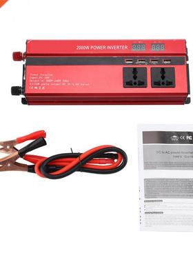 DC 24V to AC 220V LED Display Car Home Converter Power Inver