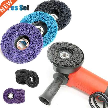 5Pcs 125mm Sanding Abrasive Wheel Grinder Strip Disc Poly St