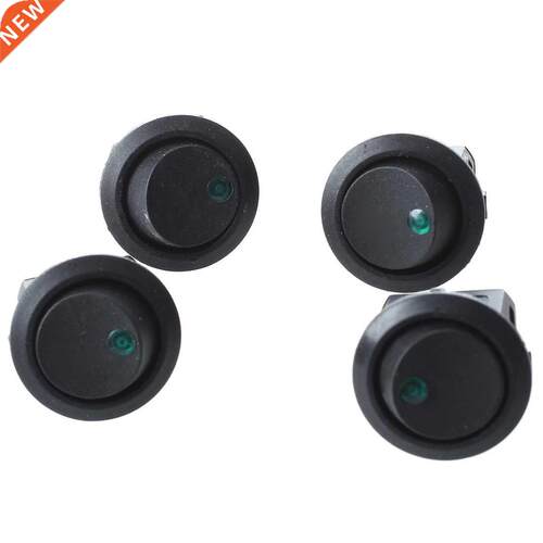 4 PCS Rocker Swtch wth an LED ndcator - Green