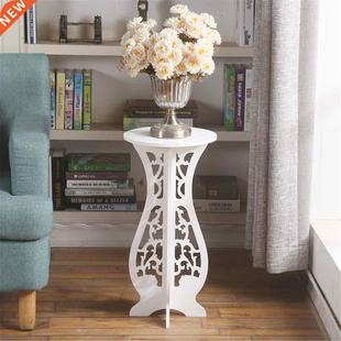 WPC Plant Stand Floor-standing Round Table Plants Flower Pot