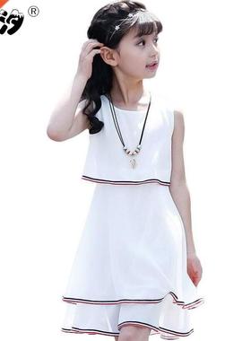 Kids Clothes Summer Girls Princess Dress 3-11T Teenage Super