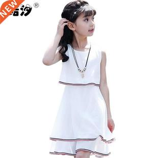 Kids Clothes Summer Girls Princess Dress 3-11T Teenage Super