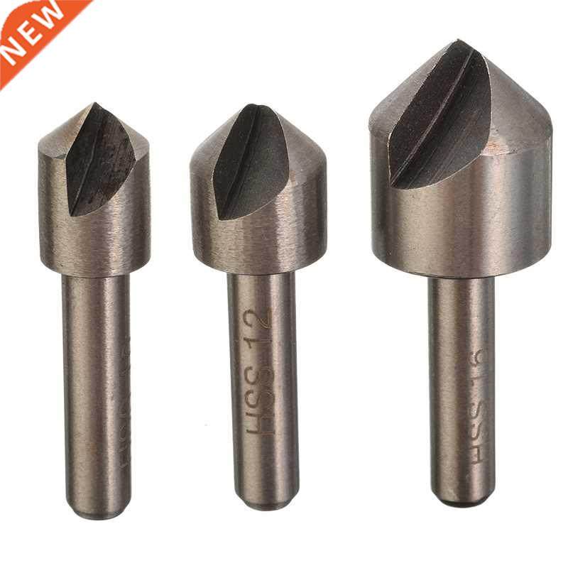 3pcs 90 Degree 10mm 12mm 16mm HSS Countersink Drill Bit Set