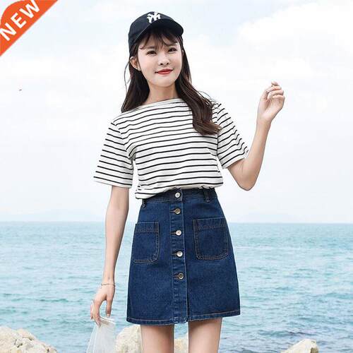 4 Colors Spring Summer Women Ladies Casual Short Mini Denim