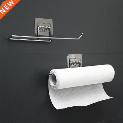 Self-adhesive Bathroom Kitchen Roll Paper Towel Holder Rack