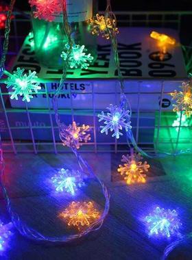 1PC 2M Christmas Gift String Fairy Lights Snowflake Led Garl
