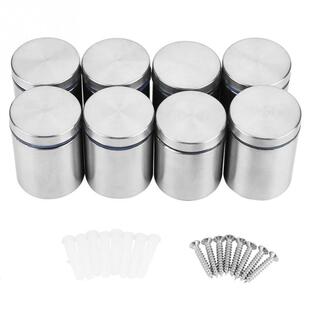 8Pcs M850mm Advertise Fixing Pin Glass Standoff Mounting Bo
