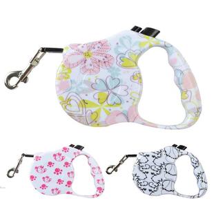 Printed Retractable Leash For Dogs Extending Puppy Walking L