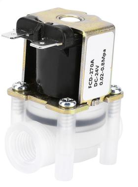 Shut-off Valve 1/4 inch Normally Closed N/C Type 24V DC Pla