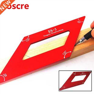 Mult Woodworkng Scrber 45/135 Degree Angle Lne Gauge Squ