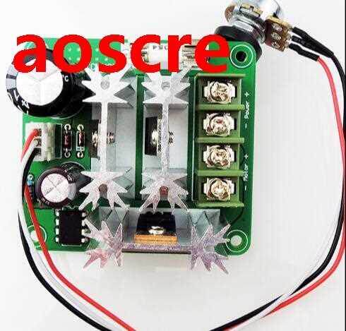 DC6V-90V 15A PWM Pulse Width Modulation DC Motor Speed Contr