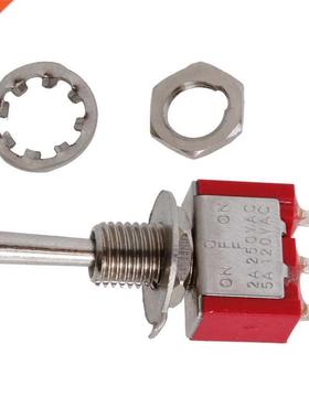 SPDT MTS-103 Red 3Pin ON-OFF-ON 3 Position Mini Toggle Switc