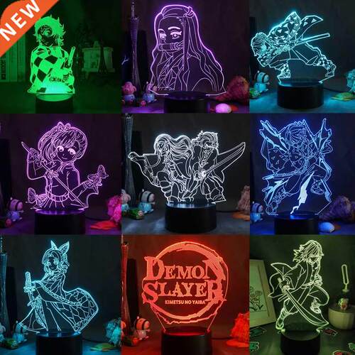 Anime Demon Slayer Acrylic Led Night Light Agatsuma Zenitsu