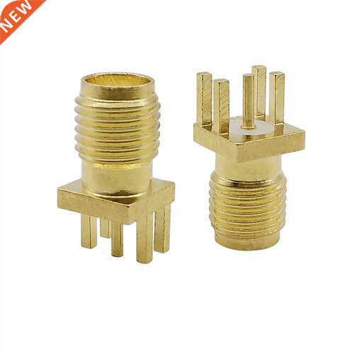 SMA Female Jack Adapter 1.6mm Solder Edge PCB Straght Mount