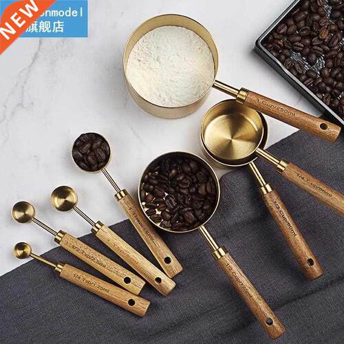 Stainless Steel Measuring Cup Measuring Spoon 8PCS Set KWood