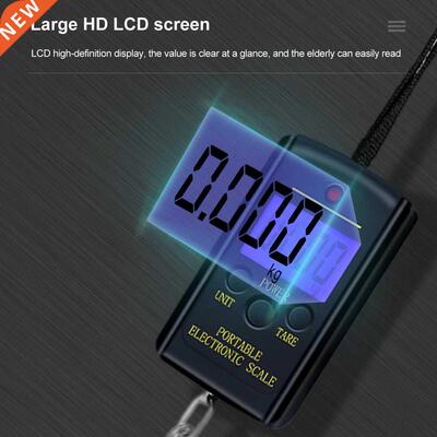 40kg x 10g Portable Mini Electronic Digital Scale Hanging Fi