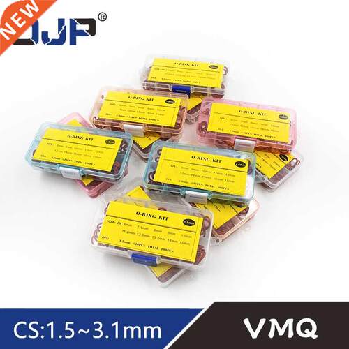 Thickness 1.5/1.9/2.4/3.1/1.8/2.65mm Rubber O Ring Seal Red