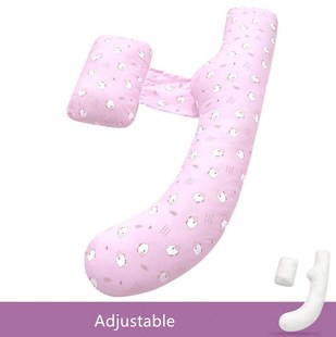 Soft U-shaped Pregnant Pillow Gravida Lumbar Pillows Multi F