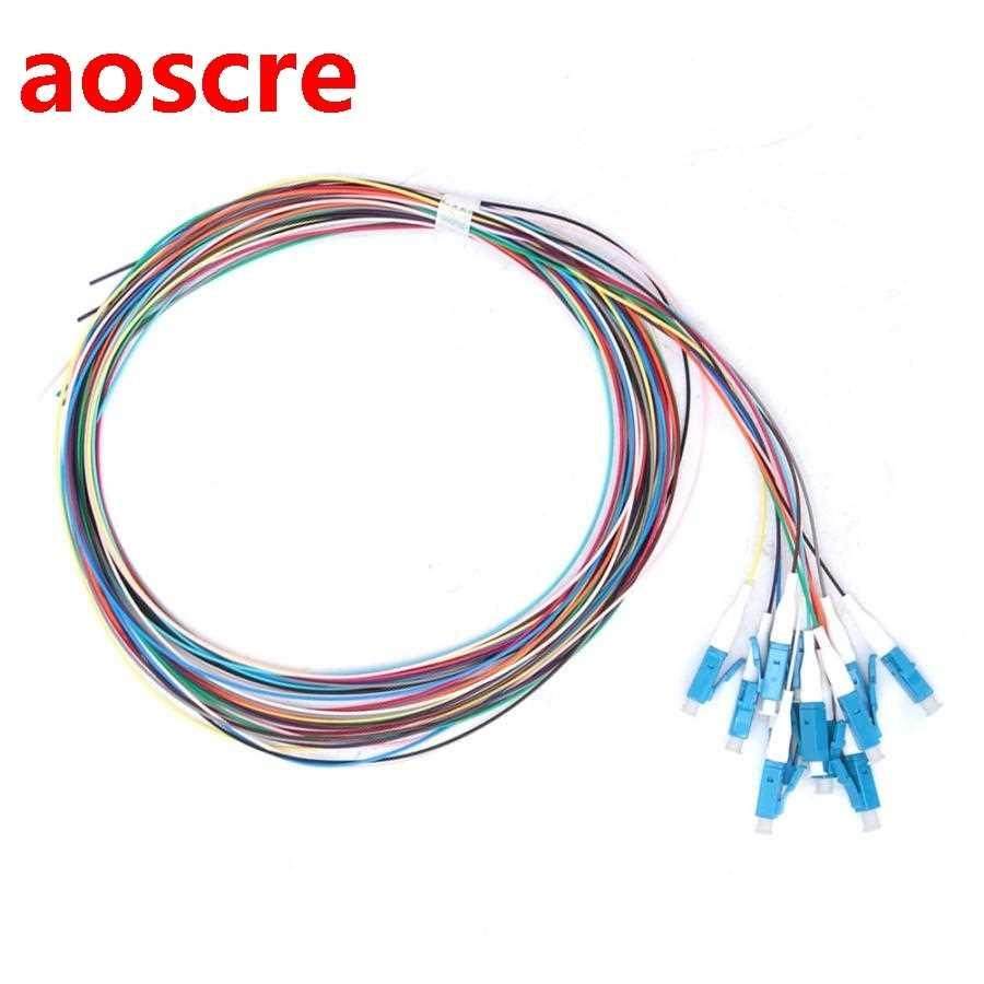 12 Strand Fiber Optic Pigtail LC/UPC Single Mode Low Inserti