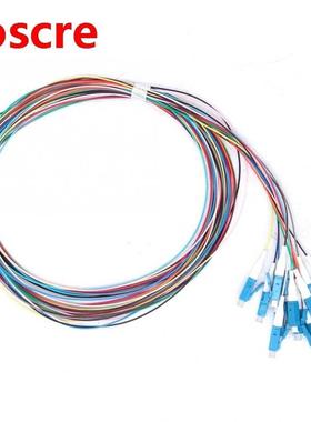 12 Strand Fiber Optic Pigtail LC/UPC Single Mode Low Inserti