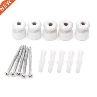 5 pieces porcelain insulator for wall wiring ceramic insula