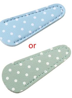 PU Leather Embroidery Scissors Sheath Cover Barber Hairdress