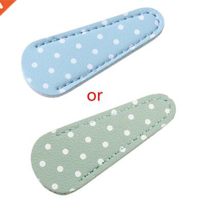 PU Leather Embroidery Scissors Sheath Cover Barber Hairdress