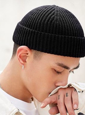 Men Fashion Knitted Hats Boy Skullcap Male Beanie Winter Ret